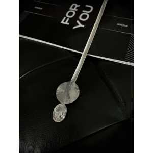 เข็มขัดหัวเข็มขัดแบบกลม Fiori เข็มขัดผู้หญิงแบบลำลองเคลือบโลหะผสม - Product Image 1