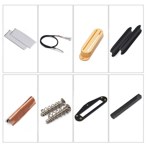 Kits de ramassage DIY pour <span class=keywords><strong>guitare</strong></span> électrique ST Humbucker, bobine de ramassage à double bobine/couverture/barre en céramique/câble/pièces de poteau multicolores - Product Image 4