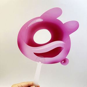 Mini-ventilateur à main en plastique personnalisé, impression de logo OEM, produit publicitaire en gros à bas prix - Product Image 2