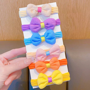 Honey Flower, Juego de 6 Accesorios para el Cabello de Bebé, Lazos con Estampados de Flores Pequeñas, Lindos Lazos para Niñas/Bebés - Product Image 5
