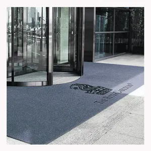 大型商业定制尺寸门厅室内地板防滑标志垫商业自有设计地毯