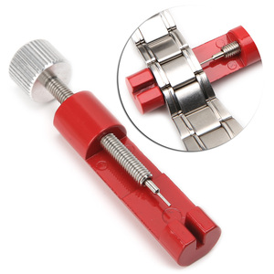 Kit de Herramientas de Reparación para Relojeros con 3 Pasadores Adicionales, Mini Herramienta de Metal para Quitar Eslabones y Ajustar Correa de Reloj - Product Image 5