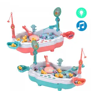 Brinquedos de pesca, de alta qualidade, clássico, jogo de pesca, bebê, elétrico, magnético, brinquedo de pesca para crianças