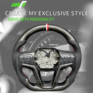 อุปกรณ์ตกแต่งภายในรถยนต์ <span class=keywords><strong>พวงมาลัย</strong></span>คาร์บอนไฟเบอร์แบบกำหนดเองสำหรับรถยนต์อีซูซุ ดีแม็กซ์ ปี 2013-2018 - Product Image 4