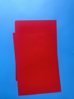 Carton rouge A4 de 120 g, carton coloré fait à la main pour origami, papier d'emballage, papier pour faire des cartes de vœux, papier d'emballage cadeau