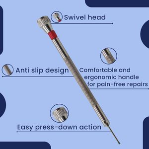 Set di cacciaviti di precisione per gioielli con 5 lame di ricambio extra per riparazione di orologi, riparazione di occhiali, lavori di gioielleria, elettronica - Product Image 2