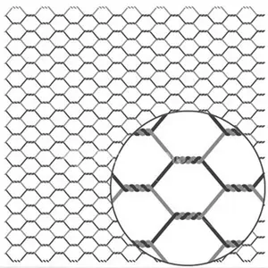 Filet de clôture d'animaux, en fil de poulet Hexagonal galvanisé, 2 tailles, clôture