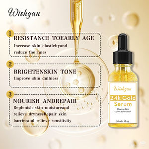 24K 골드 세럼 안티 에이징 페이스 세럼 비타민 C 콜라겐 히알루 론산 미백 비타민 빠른 아름다운 피부 몸 - Product Image 4