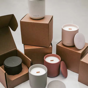 Vela Aromática Purificadora de Aire Hecha a Mano Ecológica AIKUN, Opciones de Color Personalizables, Cerámica Duradera, Diwali, Ramadán, Barras - Product Image 1