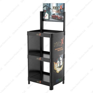 Miễn Phí Đứng Hiển Thị Đơn Vị Cho Bán Lẻ Dầu Động Cơ Lưu Trữ Giá Động Cơ Dầu Hiển Thị Đứng Nhựa Hiển Thị Kệ - Product Image 1