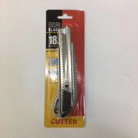 Couteau utilitaire industriel OEM anti-chute, lame en acier à haute teneur en carbone, manche en aluminium, outils à main, vente en gros d'usine