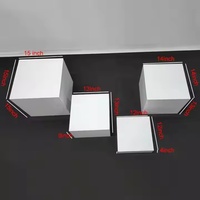 Présentoir vertical pour buffet présentoir de nourriture acrylique pour banquets de mariage ensemble cubique de présentoir acrylique multifonctionnel personnalisé pour restauration