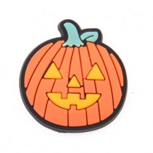 Charmes <span class=keywords><strong>de</strong></span> <span class=keywords><strong>chaussures</strong></span> en PVC en forme <span class=keywords><strong>de</strong></span> citrouille <span class=keywords><strong>de</strong></span> Turquie, pour l'automne, Thanksgiving, la récolte, vente chaude - Product Image 5