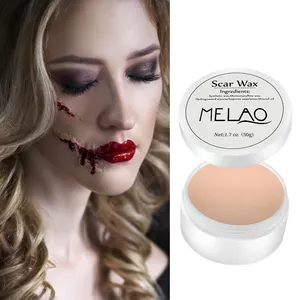 Custom Speciale Effecten Make-Up Halloween Party Modeling Huid Litteken Wax Neus Nep Bloed Wond Body Paint