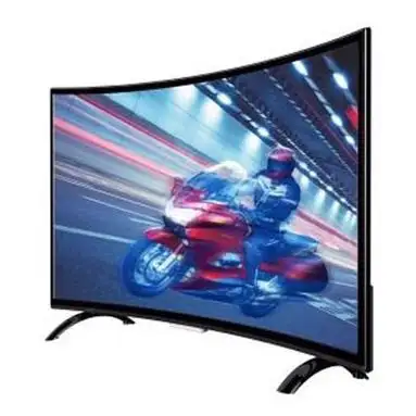 Hot-Selling 55 Inci 4 K LED Melengkung Panel TV