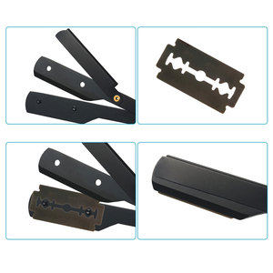 Professional Barber Straight <b>Razor</b> Stainless Steel Blade Wooden Handle <b>Razor</b> For Shaving and Salon Grooming Use Barber <b>Razor</b> - Product Image 5