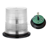 WL27 Base en métal LED Lampe d'avertissement de sécurité Clignotant Lumière d'urgence Signal de camion Lampe rotative Feu stroboscopique Lumière