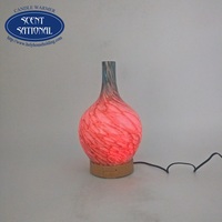 Diffuseur de lampe aromatique de luxe USB 400ml verre écologique sans eau pour la maison et l'hôtel Installation portable rechargeable