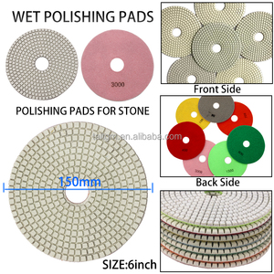 Discos de Pulido de Diamante de 6 Pulgadas (150 mm) para Granito, Mármol, Cuarzo y Pisos de Concreto, para Uso <span class=keywords><strong>en</strong></span> Seco y Húmedo, de Fabricante Chino - Product Image 2