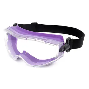 Guangzhou Safety Goggles Construction Lab Safety Glasses Wrap-Around Antifog Safety Glasses