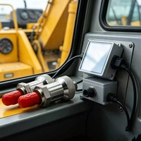 Indikator Beban Pembatas Momen Excavator Industri Sistem LMI Peralatan Pemantauan Tugas Berat Pengukuran Pasokan
