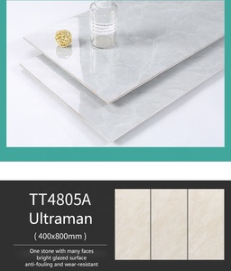 Carreaux de sol et de mur en marbre, en porcelaine, pleine masse, émaillés, 400*800 mm, pour salle de bain et balcon - Product Image 2