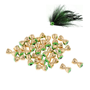 Bán Buôn Fly Ràng Buộc Hạt Brass Quả Tạ Với Đôi Mắt Hình Dạng Quả Tạ Hạt Fly Ràng Buộc Chất Liệu (B10) - Product Image 2