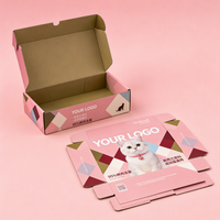 Boîte d'emballage pour nourriture pour chat avec logo personnalisé de luxe, boîte d'expédition pour animaux de compagnie en carton ondulé robuste pour la livraison en ligne sur Amazon