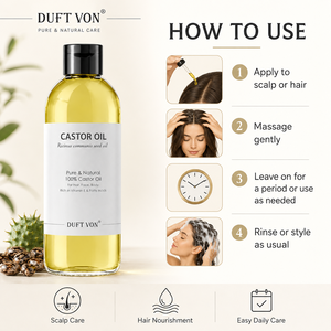 Aceite de Ricino Personalizado OEM, Hidrata el Cabello y la Piel, Antiencrespamiento, Promueve un Cabello Más Liso y Brillante, Rico en Vitamina <span class=keywords><strong>E</strong></span>, <span class=keywords><strong>Natural</strong></span> - Product Image 2