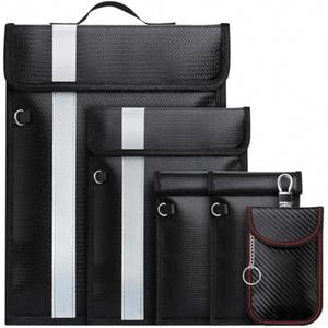 Bolsa Faraday Personalizada de 5 Piezas con Protección de Señal RFID para Teléfonos Celulares y Tabletas, Impermeable y Resistente al Fuego, Bolsa para Llaves Electrónicas - Product Image 1