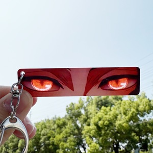 Nouveau pendentif carte transparente Demon Eye, Zenitsu No <span class=keywords><strong>Ichiro</strong></span>, accessoire acrylique anime du Temple Amaterasu, porte-clés - Product Image 2
