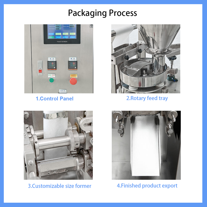 Small Scale Automatic Multi-Function Tea Granule Bagging Machine Motor-Centric Automatic Tea Bag Packing Filling Sealing Machine