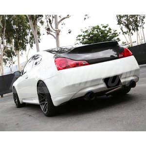 Coffre arrière en fibre de carbone de style HighKick pour INFINITI G37 Coupé 2008-2015 - Product Image 3