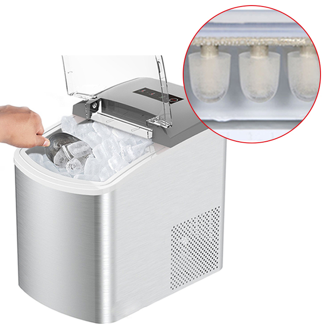 Household Automatic Ice Maker Machine for Portable Countertop for Home Use Mini Cube Ice Makers Machine