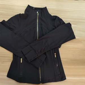 <span class=keywords><strong>Veste</strong></span> de <span class=keywords><strong>sport</strong></span> à manches longues Roregal Gym Fitness avec fermeture éclair dorée pour femmes - Product Image 5
