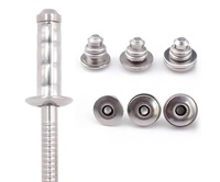 Rivets en aluminium et acier multi-prise 1/8 3/16, rivets à tête dôme multi-prise, rivets aveugles en aluminium pour l'automobile