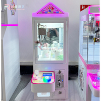 Petite machine à griffes en peluche Mega MINI machine à griffes avec casier, distributeur automatique de cadeaux de bartop de 3.5 pouces jeux de jouets d'arcade