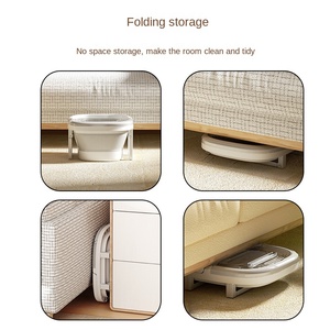 EVEFU Tazón Plegable con Aislamiento Térmico Reforzado para Lavar Pies y Pantorrillas, Ideal para Uso Doméstico y en Dormitorios - Product Image 4