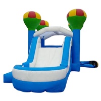Customized Commercial Good Quality <strong>Best</strong> <strong>Selling</strong> Hot Air Inflatable Bounce <strong>Castle</strong> <strong>Jumping</strong> Kids Slides 6 X4.5x4m PVC Material Max