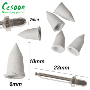 1 Boîte de Têtes de Polissage et de Meulage Dentaires en Silicone, Roue de Polissage en Caoutchouc, Mandrin à Cône Inversé 2,35 mm - Product Image 1