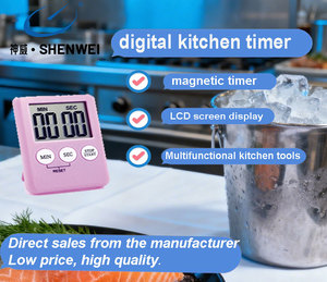 Temporizador de Cocina Digital Multifuncional SW con Pantalla LCD Grande, <span class=keywords><strong>Cuenta</strong></span> <span class=keywords><strong>Regresiva</strong></span> de 24 <span class=keywords><strong>Horas</strong></span>, Cronómetro, Material Plástico, Herramientas de Aprendizaje de Cocina - Product Image 1