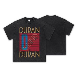 T-shirt in cotone stampata con design personalizzato POD, manica corta, stampa digitale, ispirata ai cartoni animati americani vintage e al marchio di tendenza <span class=keywords><strong>Duran</strong></span> <span class=keywords><strong>Duran</strong></span> - Product Image 1
