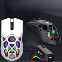 Souris de jeu PC H16 RGB, connexion tri-mode 2,4 GHz/12000 dpi, souris de jeu sans fil et filaire