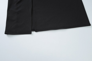 Vestido de Festa Maxi Elegante com Logo Personalizado para Mulheres, Vestido Longo Sexy com Costas Descobertas e Fenda Alta para Aniversário - Product Image 3