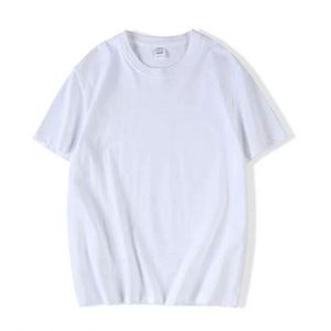 Custom White & Black Men's Cotton T-<b>Shirts</b> Silk Screen Printed 180g Anti-Wrinkle Eco-Friendly Breathable Regular Fit Wholesale - Product Image 3