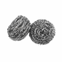 20g 410 fil à récurer de cuisine en acier inoxydable argent maison cuisine produits tendance éponge de cuisine
