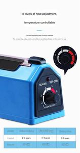 Máquina Selladora Manual Semiautomática para Empacar Alimentos, Bebidas, Productos Químicos, Bolsas de Papel, Bolsas de Aluminio, Productos enlatados - Product Image 6