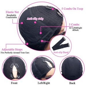 Perruques en cheveux naturels U-Part couleur naturelle VP117, postiches <span class=keywords><strong>V</strong></span>-Part, style décontracté, mode européenne et américaine, meilleures ventes - Product Image 3