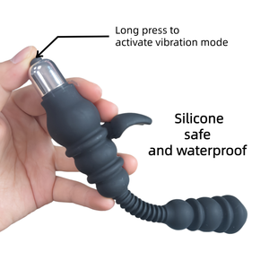 Masseur de prostate en silicone, jouets sexuels anaux pour homme, jouets sexuels, plug anal vibrant, vibrateur anal en silicone - Product Image 2