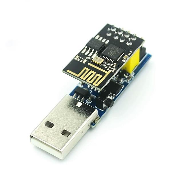 CH340C Download burner ESP8266 ESP-01 ESP-01S WIFI module downloader debugger